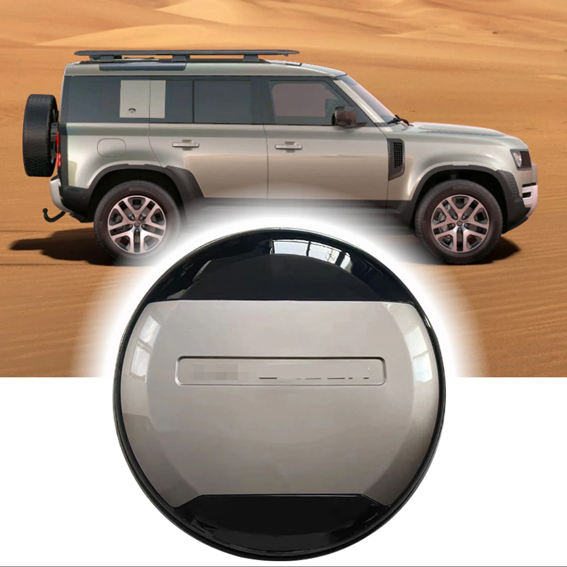 

Lantau Bronze Series Spare Tire Cover fits for Land Rover Defender 110 90 130 2020-2024 ABS Spare Tyre Wheel Cover Protector
