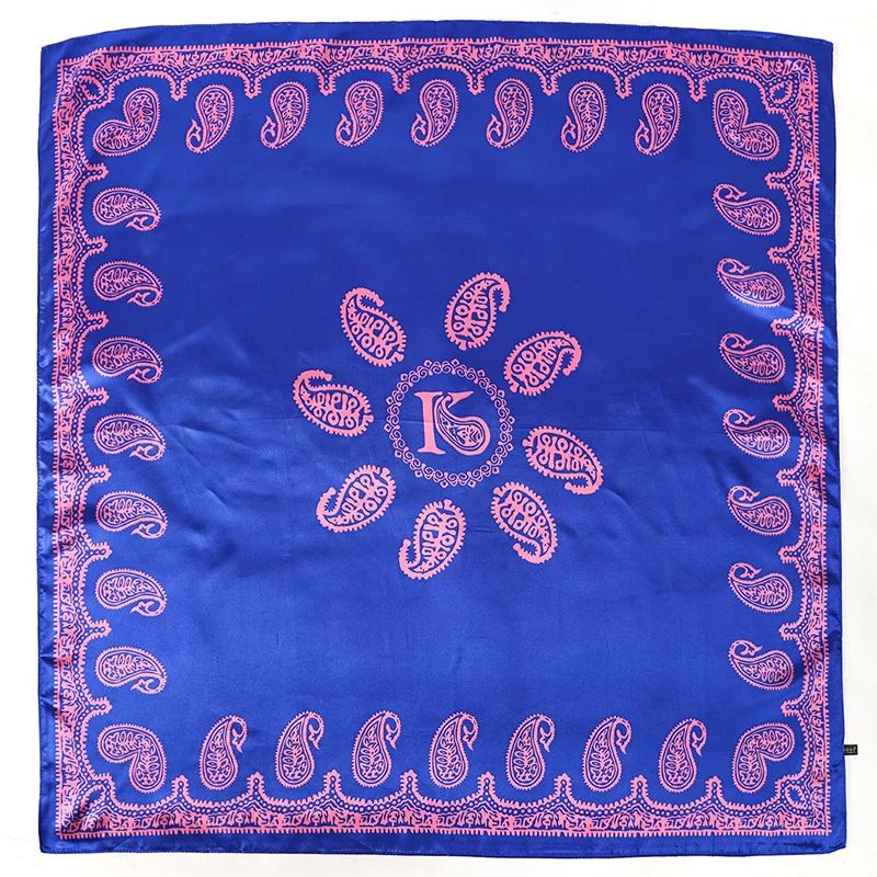 90x90cm Square Scarf for Women Head Shawls and Wraps Luxury Print Neck Scarves Hijab Bandana