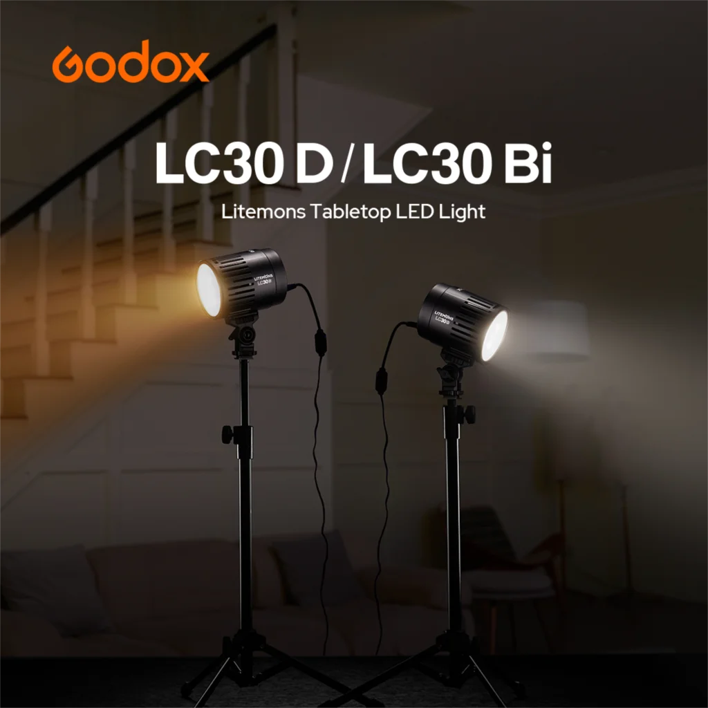 

Godox LC30D LC30BI liteins светодиодный 3200K-6500K Mini Fill светильник Настольная для прямой трансляции фотографии