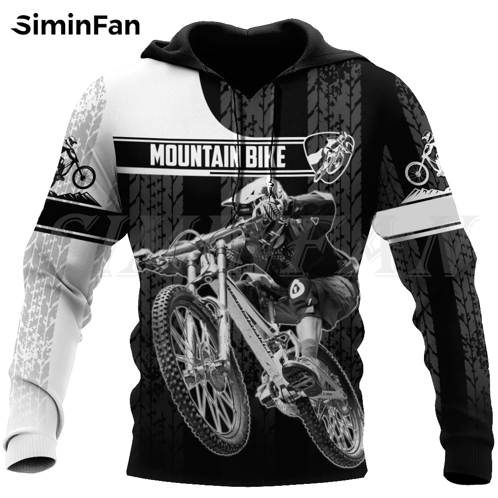 

Mountain Biking Rider 3D Printed Men Hoodie Zipper Jacket Harajuku Hooded Pullover Coat Unisex Casual Sweatshirt Women Tracksuit