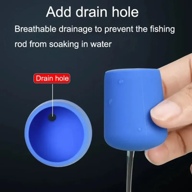 Silicone Fishing Rod End Cap Protective Case