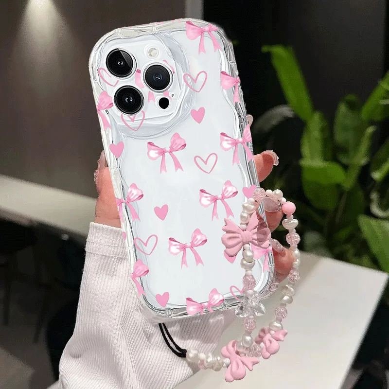 Cartoon Bow Bracelet Chain Case