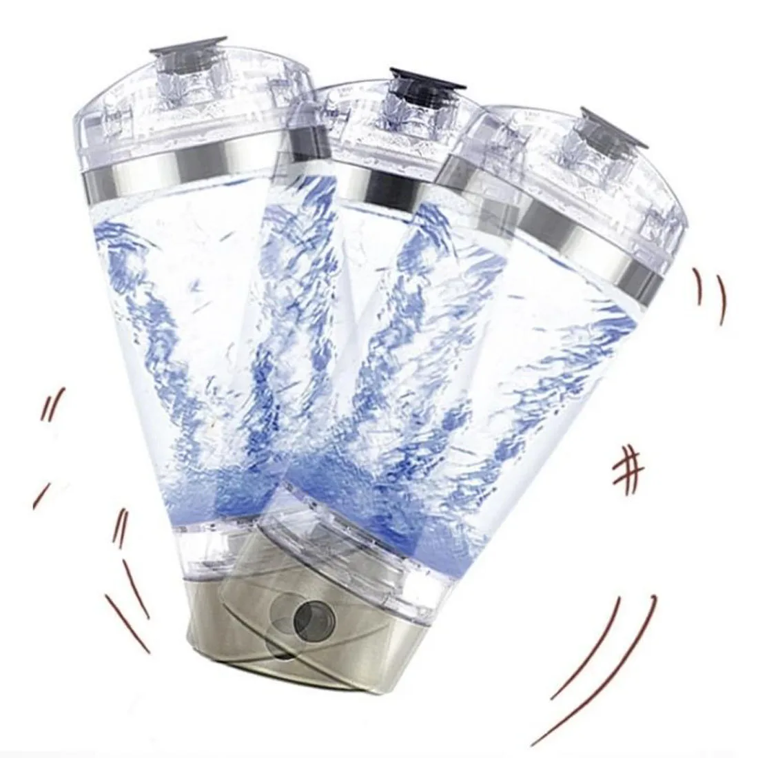 450/600ml Electric Protein Shake Stirrer USB Shake Bottle Milk Coffee Blender Kettle Sports And Fitness Charging Electric Shaker 5