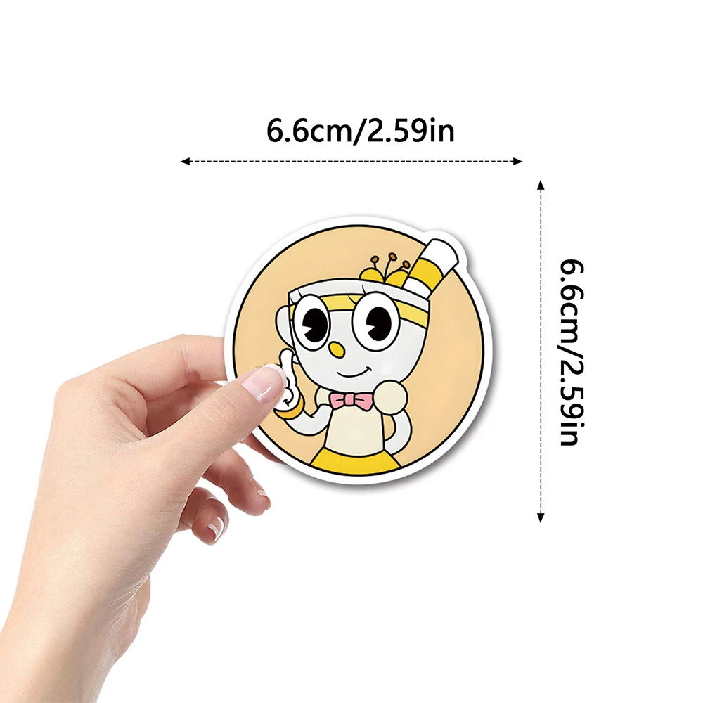 Cartoon Stickers 10/30/50pcs Game Sprunki Dandys World Stickers Decals DIY Laptop Scrapbooking Phone Suitcase Car Cartoon Anime Sticker for Kids