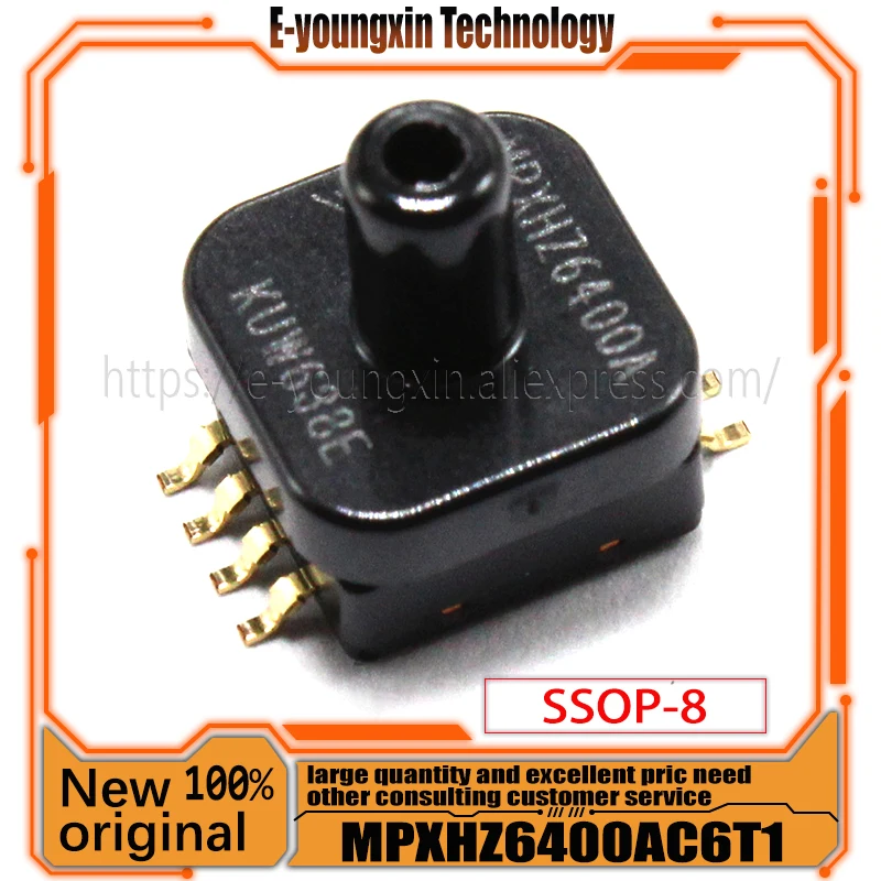 1pcs/lot New Original MPXHZ6400AC6T1 MPXHZ6400A PRESSURE SENSOR ic chip MPXHZ6400 SSOP8 in stock
