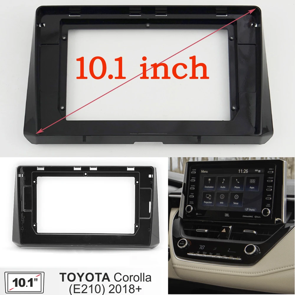 ڵ  ٸ , Ÿ ڷѶ Auris E210 2018-2021 10 ġ ׷ г ϳ׽  ̺  Canbus Ʈ ŰƮ