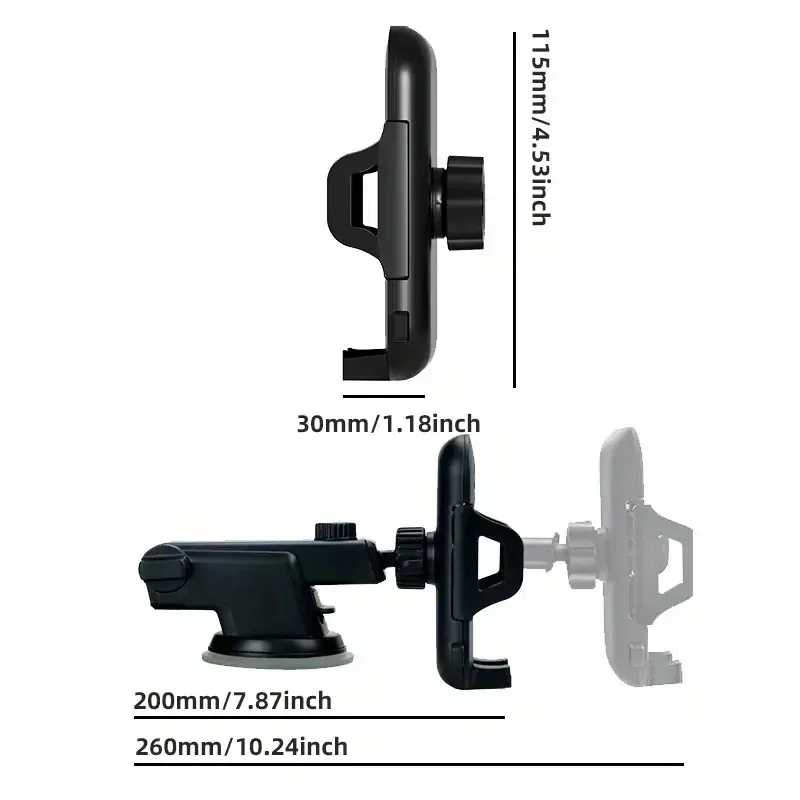 Adjustable suction-cup car phone holder supplier detail 15
