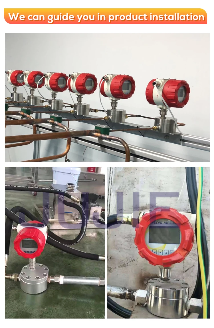 Circular Gear Flow Meter SS304 High Precision Maple Resin Honey Epoxy Resin Flow