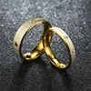 Bague de couple Forever Love pour hommes et femmes, bague de mariage en acier inoxydable avec cœur, bijoux de fête pour personnes âgées, dimension à la mode, nouveau