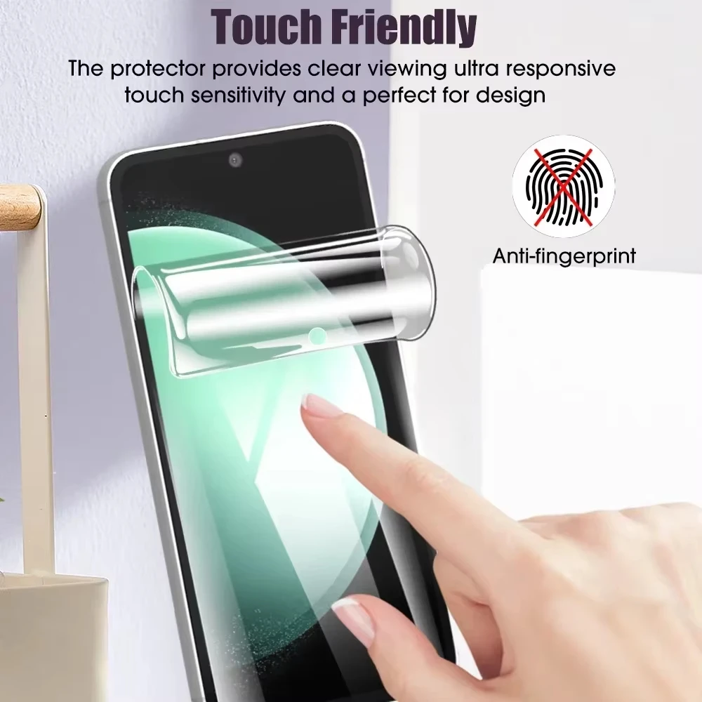 Premium Hydrogel Film Screen Protector - HD Soft Shield for Smartphones (1-4 Pack)