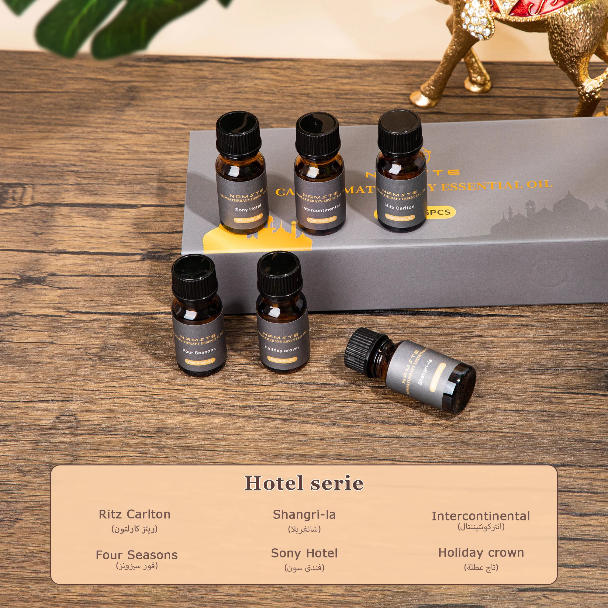 シナモン-アロマディフューザー用香水セット,家庭用,10ml,6個