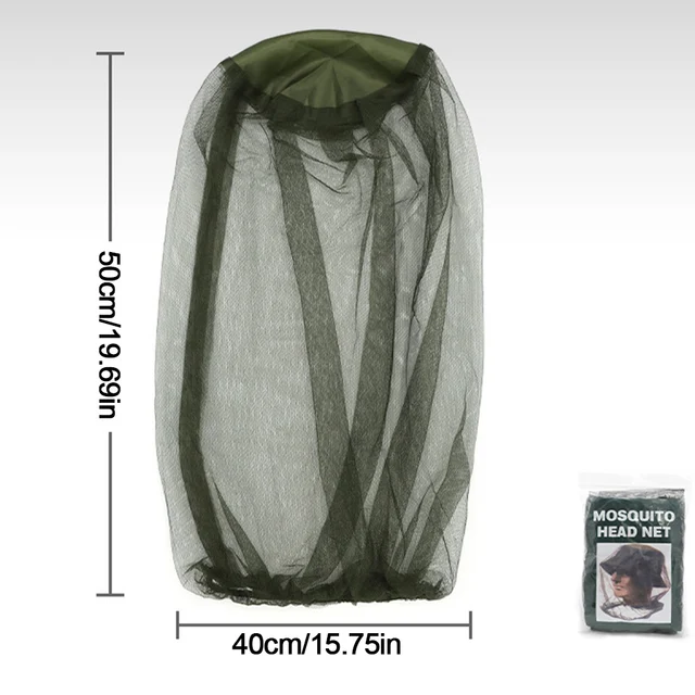 Chapeau de pêche anti-moustiques et insectes, filet de tête en maille, protection faciale, pare-soleil de Camping, voyage en plein air, Camping, 1 à 3 pièces 4