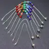 7 Color Beads Chakra Chain Hollow Bead Pendulum Chain Power Stone Pendulum Pendant Accessories Chain 1