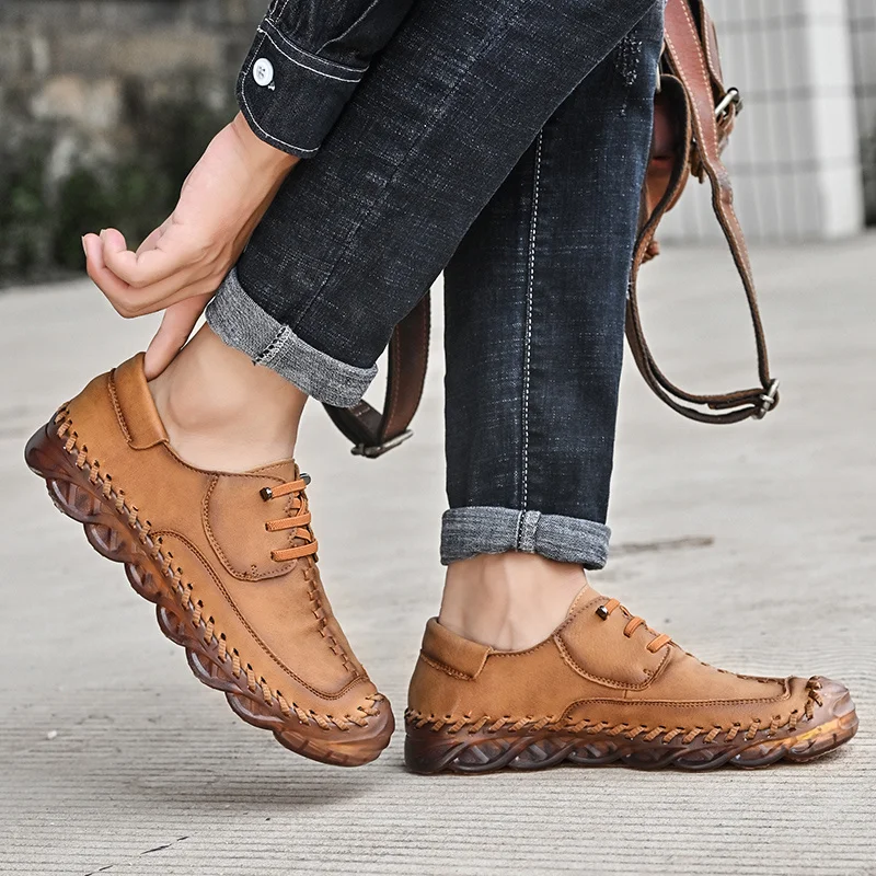 Freizeitschuhe für Herren, Herren-Turnschuhe, Laufschuhe, Wanderschuhe, leichte Turnschuhe, Sport, Outdoor, atmungsaktiv
_voghion.com