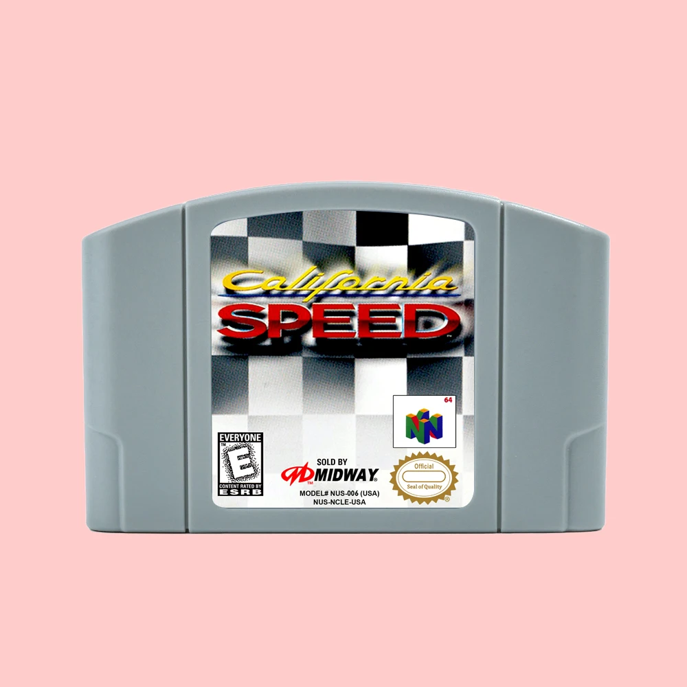 California Speed Game Cartridge for 64 Bit NTSC USA PAL EUR