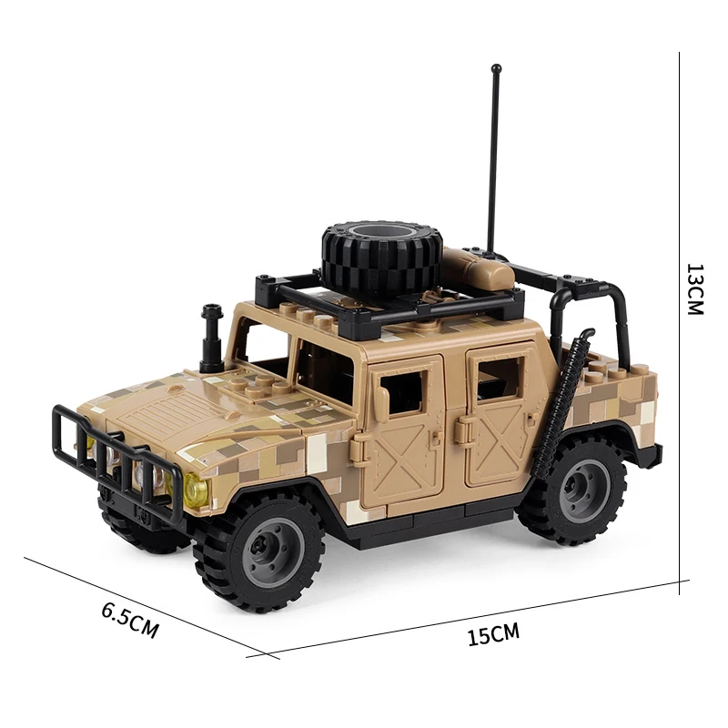 Military Armored Vehicle and Special Forces Building Block Toy Set