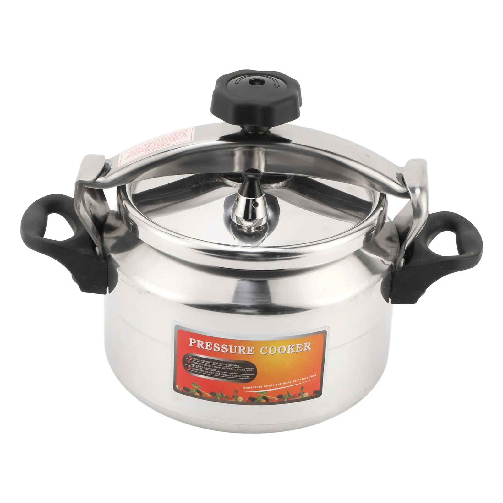 Pressure Cooker Explosion Proof High Temperature Resistant Large Capacity Safe Durable Aluminum Alloy Pressure Cooker for Home
