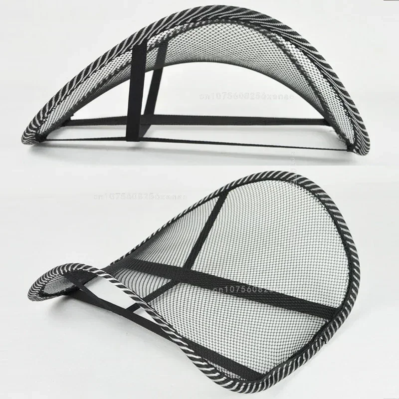 Car Seat Backrest Cushion Mesh Lumbar Backrest Ice Silk Mesh Breathable Lumbar Support Parts- Making It Easier for You to Drive