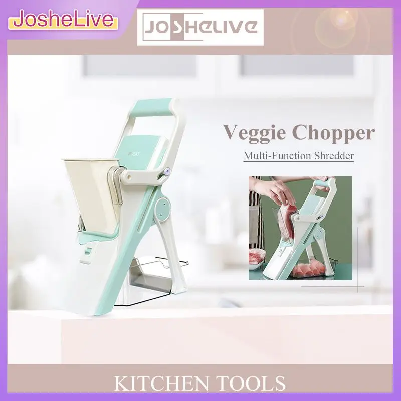 

Multifunction Kitchen Slicer Vegetable Cutter Chopper PotatoFrench Fries Slicer Cooking Gadge Stainless Steel Blade Accessories