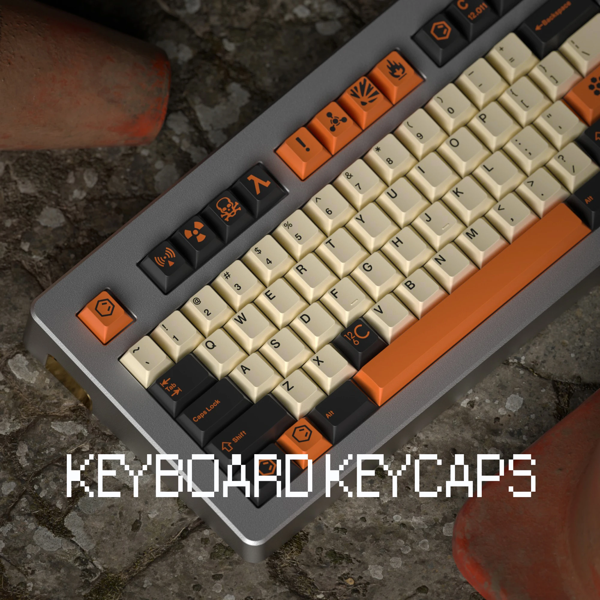 Sublimation GMK Carbon PBT Keycaps Custom Cherry Profile Keycaps for