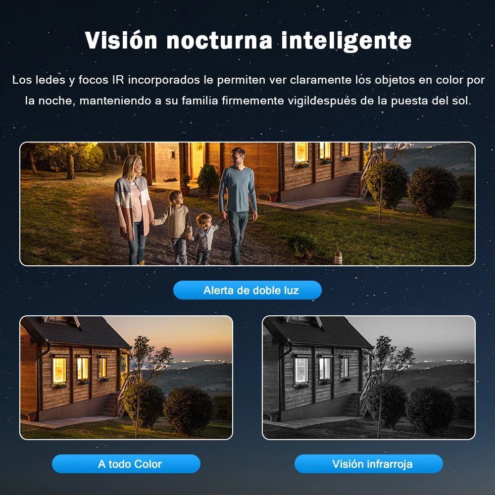 cámara IP 4K de 8MP, videocámara PTZ con seguimiento automático, domo de  velocidad de 5MP, WIFI inalámbrico para exteriores, Monitor de vigilancia  para el hogar inteligente Alegría Market