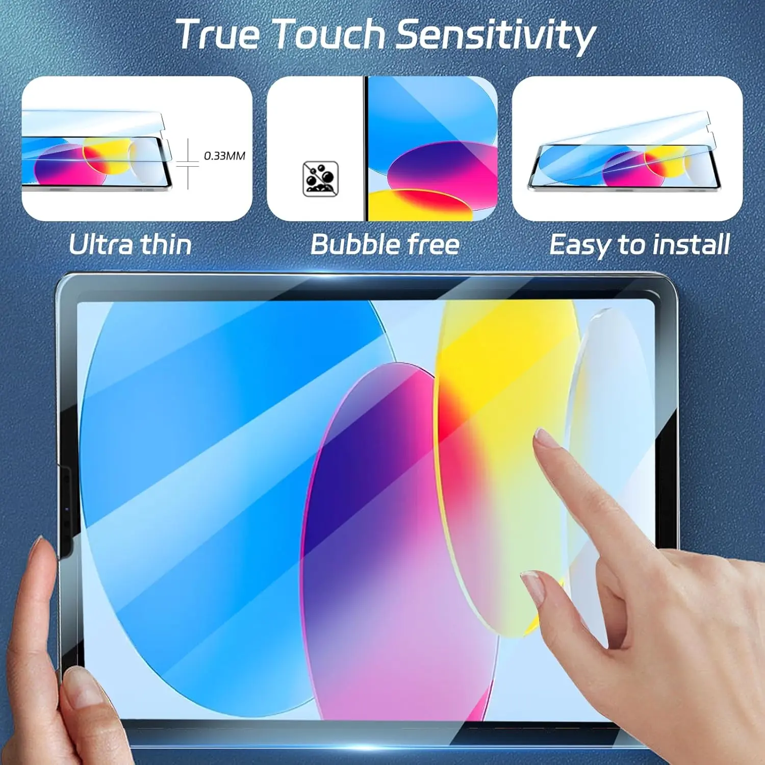 Premium Tempered Glass Screen Protector Set