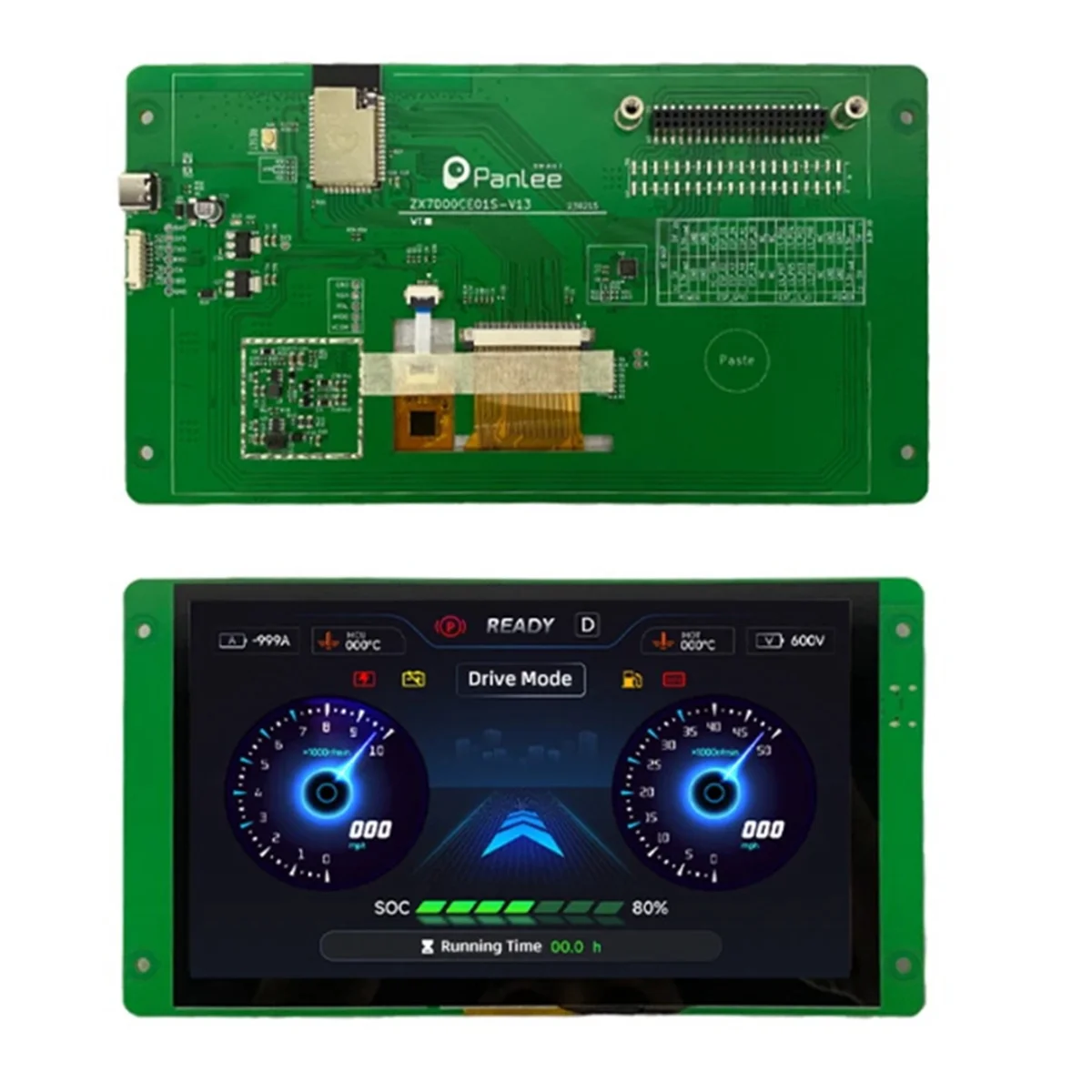 ESP32  ,  ġ 800x480 ÷, ESP32-S3R8 MCU, RS485  ɼ, Ʈ Ȩ (A), 7 ġ