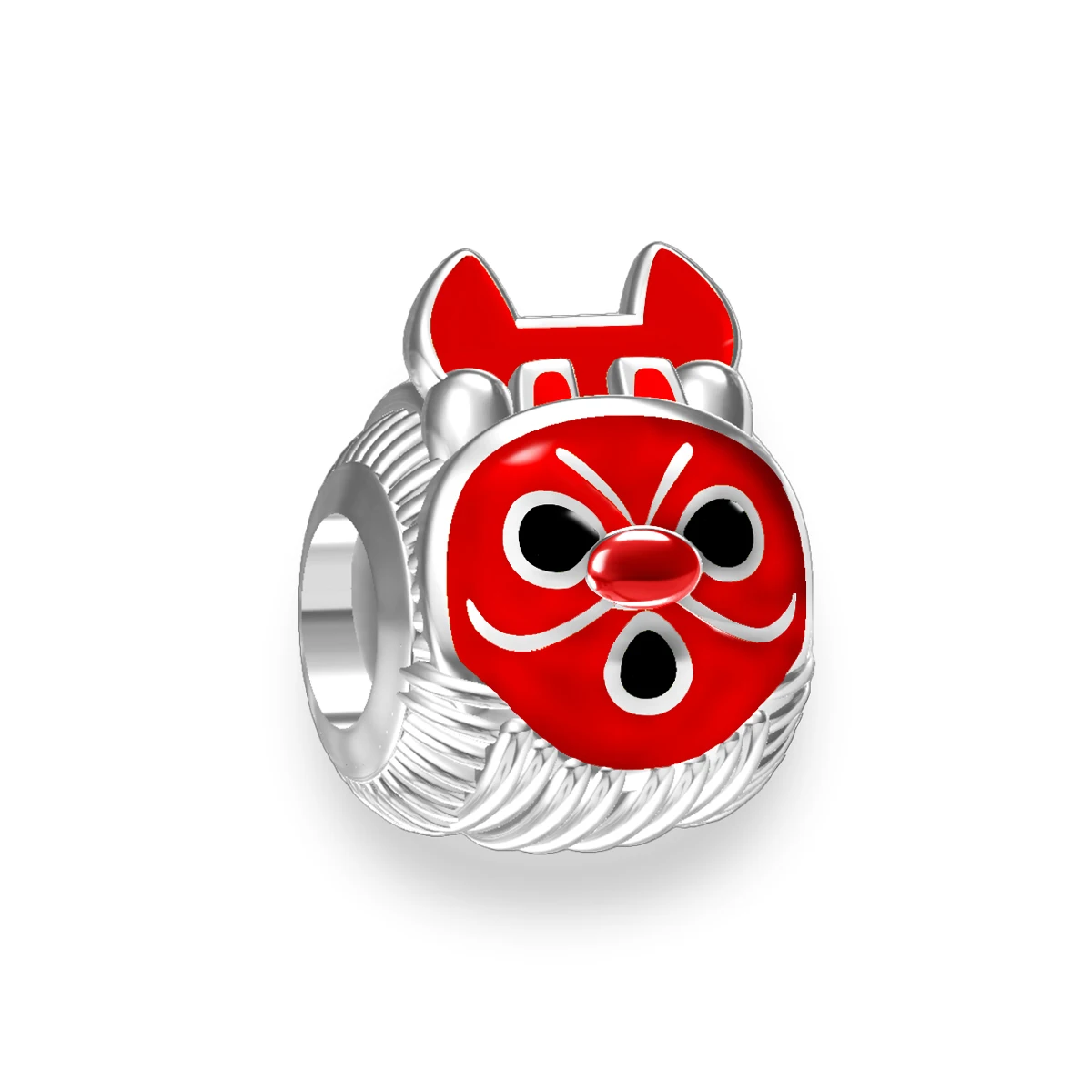 

925 Sterling Silver Bead Dancing Lion Head Beads charms Fit Original Pandora Bracelet Women Classic Style Jewelry