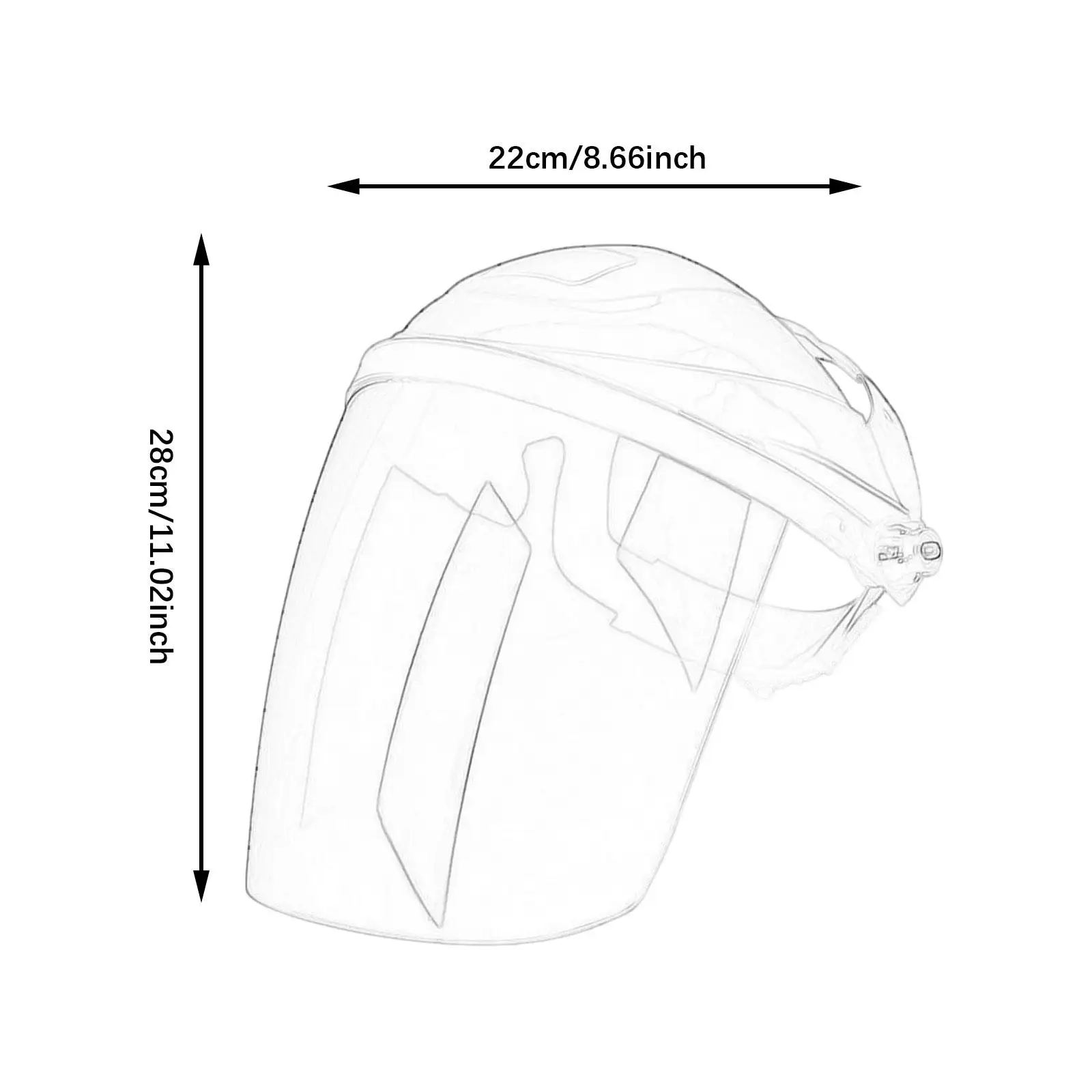 2 Pieces Welding Face Protector for Grinding and Cutting Construction 6