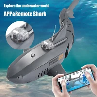 APP RC Shark Robot Toy With Camera HD Wif Fpv Electric Waterproof Animals Submarine Fish Machine Simulation Toys for children 1
