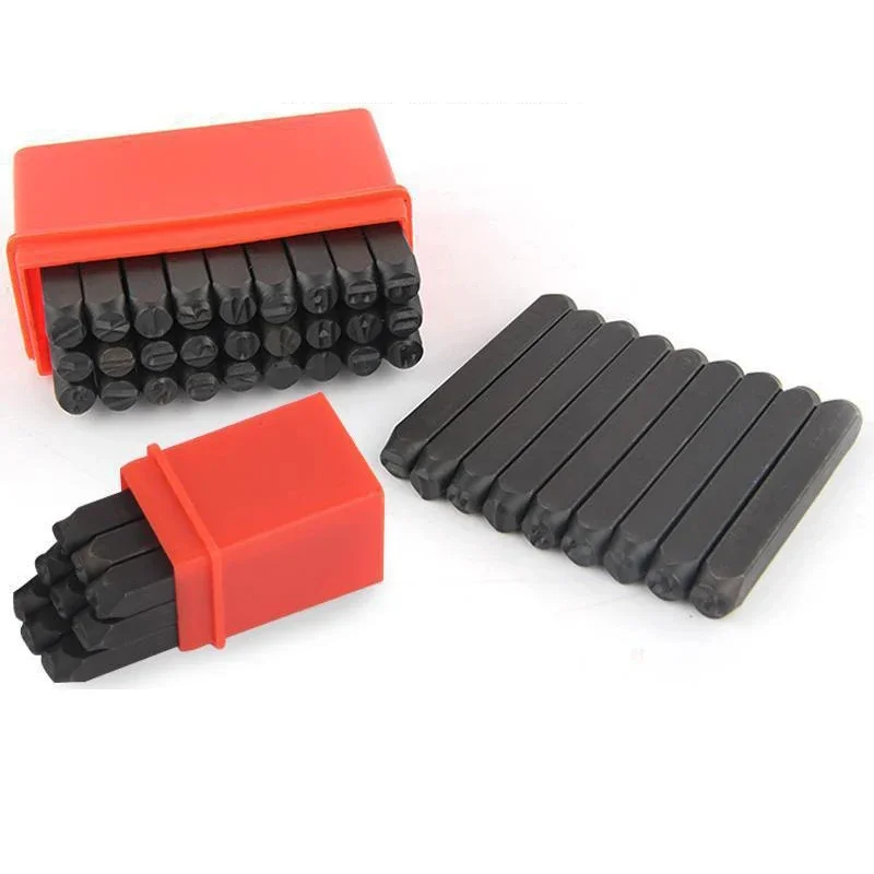 Number letter stamp set leather craft stamps leather letter punch alphabet number stamp set custom logo stamp hot stamping applicator kit metal stamping marker steel die metal stamping kit punch tool number letter alphabet stamps tools DIY jewelry gold silver metal leather LOGO stamp