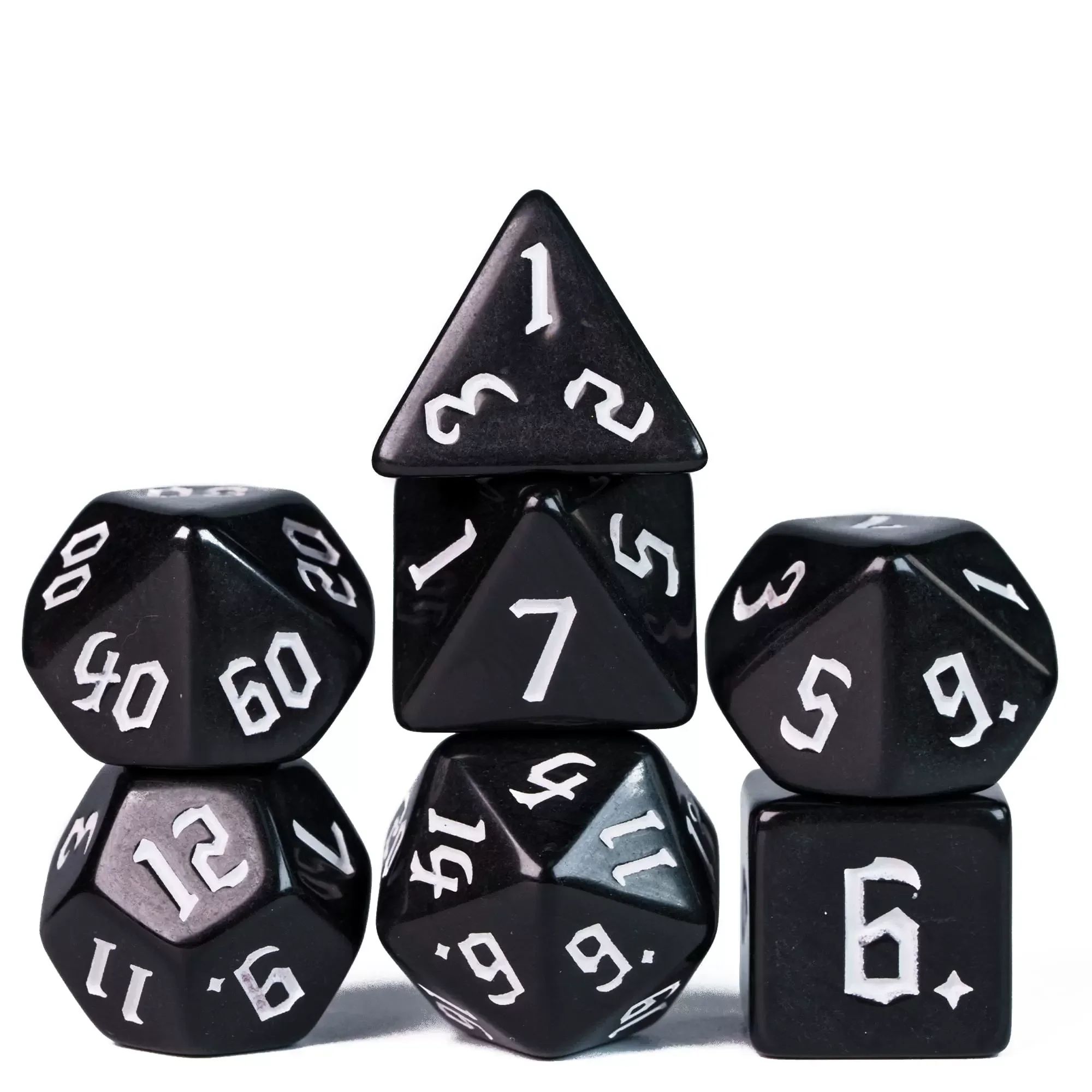 Polyhedral Dice 7pcs/lot D&D Dice Set Double-Colors Board Game for DND RPG D20 D12 D10 D8 D6 D4 Table Games Accessories