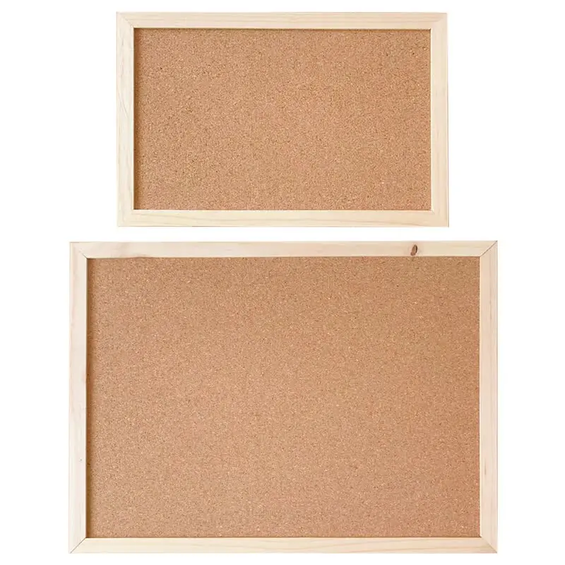 Bacheca Sughero Nera 120x90 - Memoboard Professionale Design