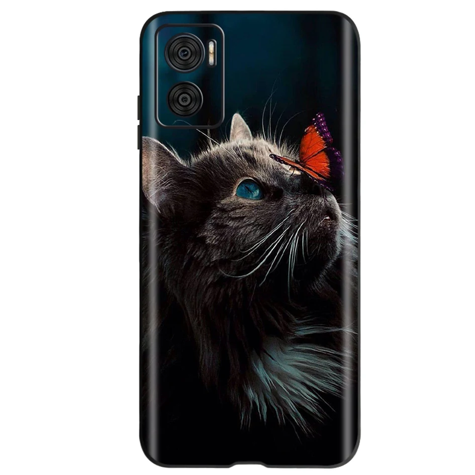 Sleek Black Silicone Soft Back Cover - Fashionable Protective Case