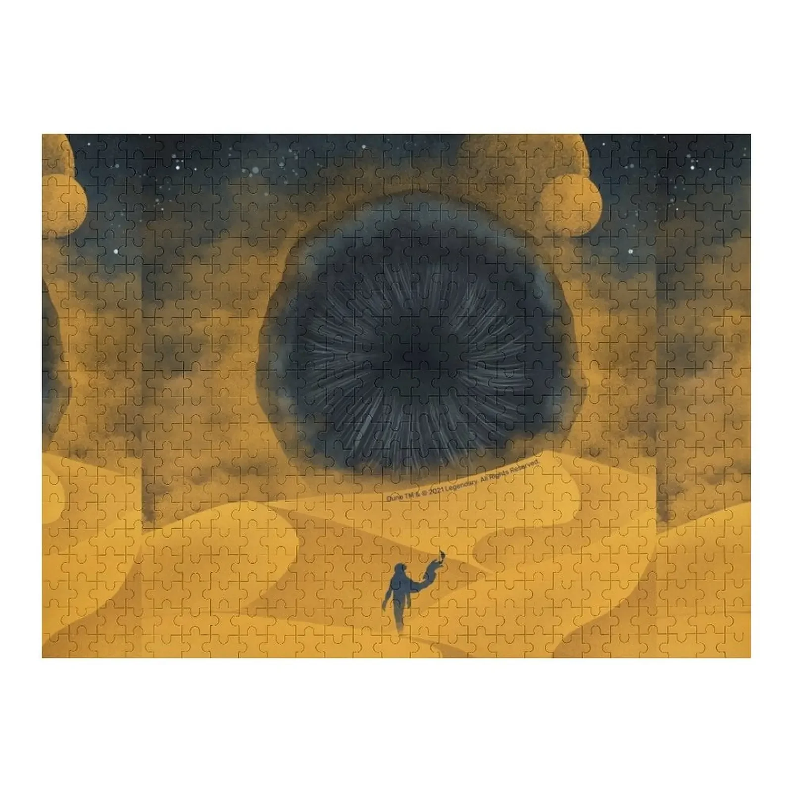 

The Great Shai-Hulud, Yellow Sand Jigsaw Puzzle Wood Photo Personalized Personalised Custom Wood Puzzle