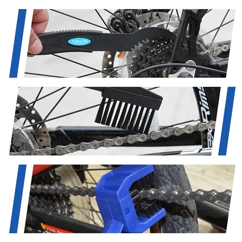 Tragbare ketten reiniger motorrad rennrad kette saubere bürste fahrrad, motorrad werkzeug, ketten reiniger wartungs werkzeug – Detail 5