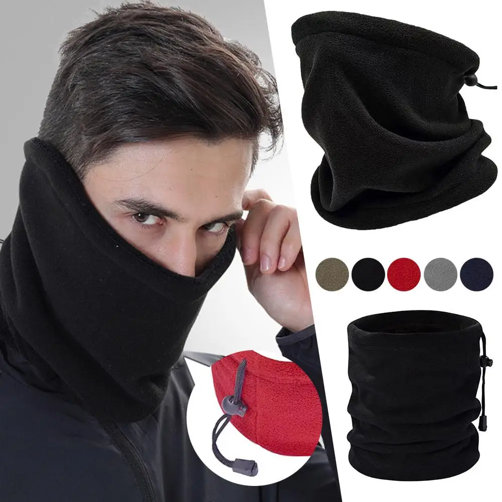 Winter Warm Windproof Neck Tube Scarf for Men Women Bandana Mask Half Face Cover Cycling Ski Sport Camping Hiking Scarf Z6O4 2