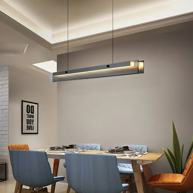 

Modern Simplicity LED Chandelier for Living Dining Room Kitchen Bar Office Desks Pendant Lamp Home Decor Hanging Light Fixture