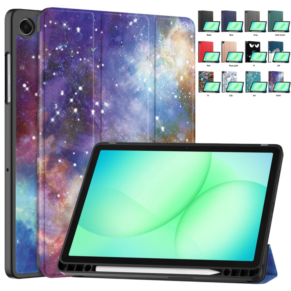 Premium Leather Magnetic Case with Pen Slot