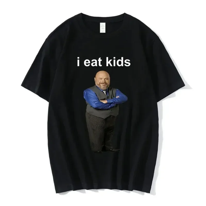 Harajuku Women T-shirts Eats Kids I Eat Men Bertram Short Sleeve Casual Loose Tops Y2k T-shirt Grunge Streetwear 3