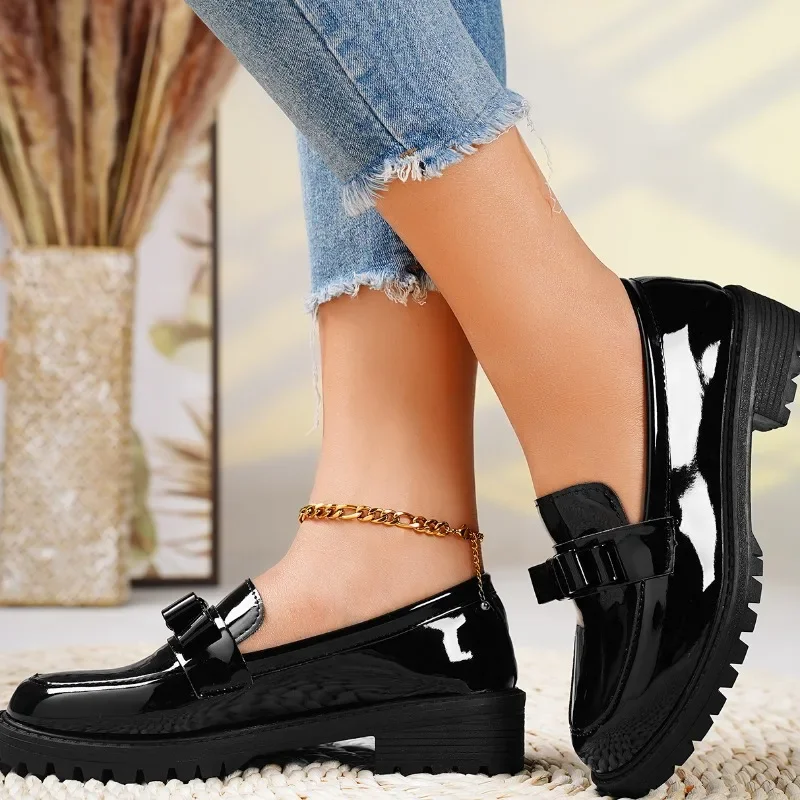 2025 Summer New Sexy Round Toe Retro Solid Color Mary Jane Lolita Shoes Designer Casual Shopping Womens High Heels Zapatos Mujer 3