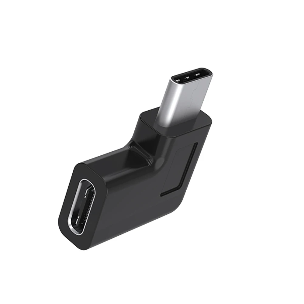Type C Adapter Mini Portable 90 Degree Right Angle USB 3.1 Type C Male to Female Converter USB-C Adapter For Samsung for Huawei Smart Phone