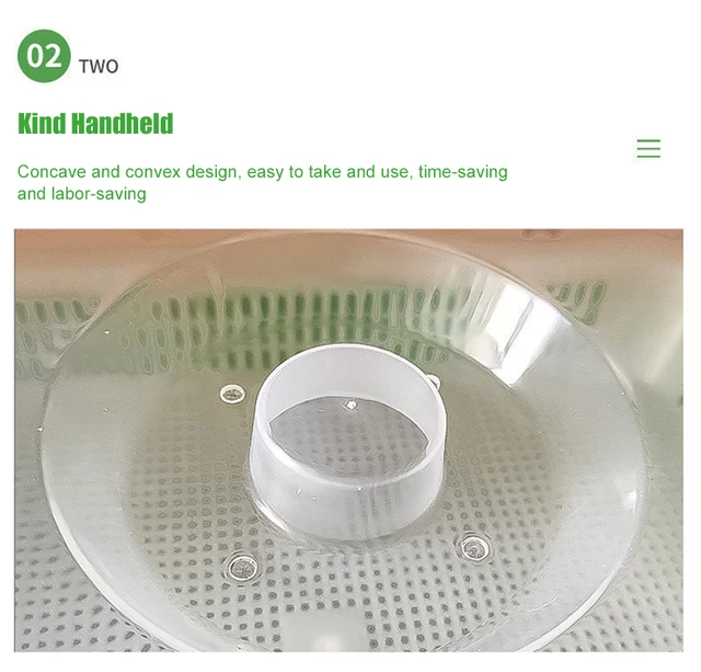 KAHEIGN Vassoi Germinazione Semi - Set 6 Pezzi Con Coperchio Per Idroponica, 32x26 Cm - Foto 8