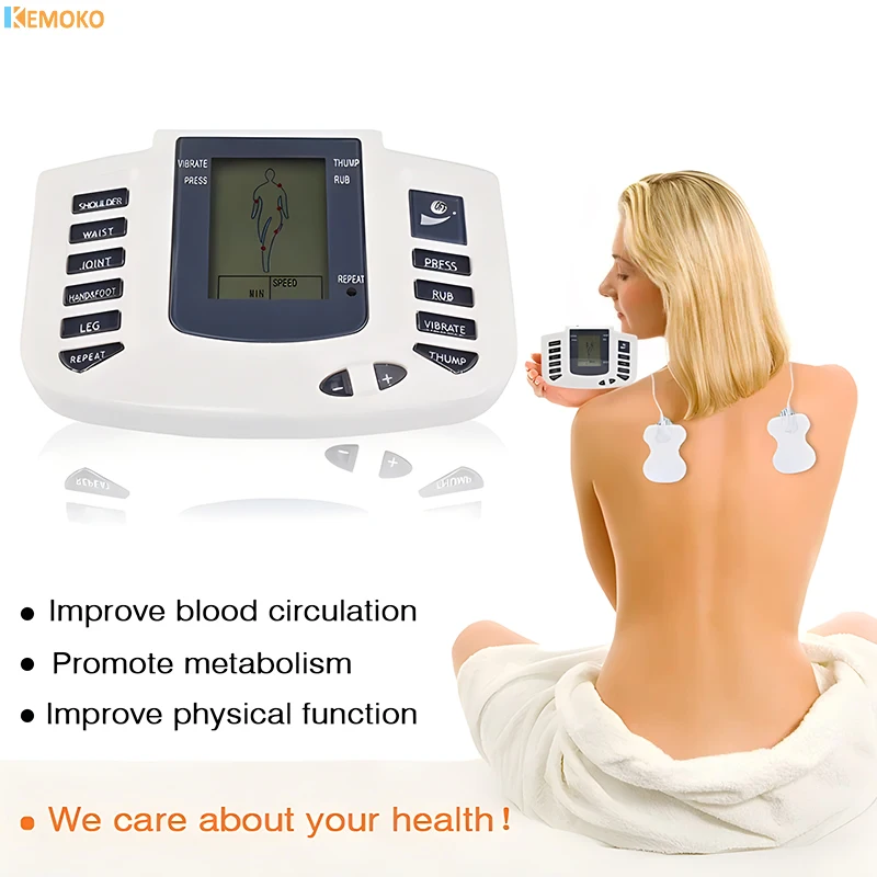 Elettrostimolatore Fisioterapia Tens Machines Eletric Compex Stimolatore Muscolare Body Ems Pulse Pads Agopuntura Miglior Massaggiatore