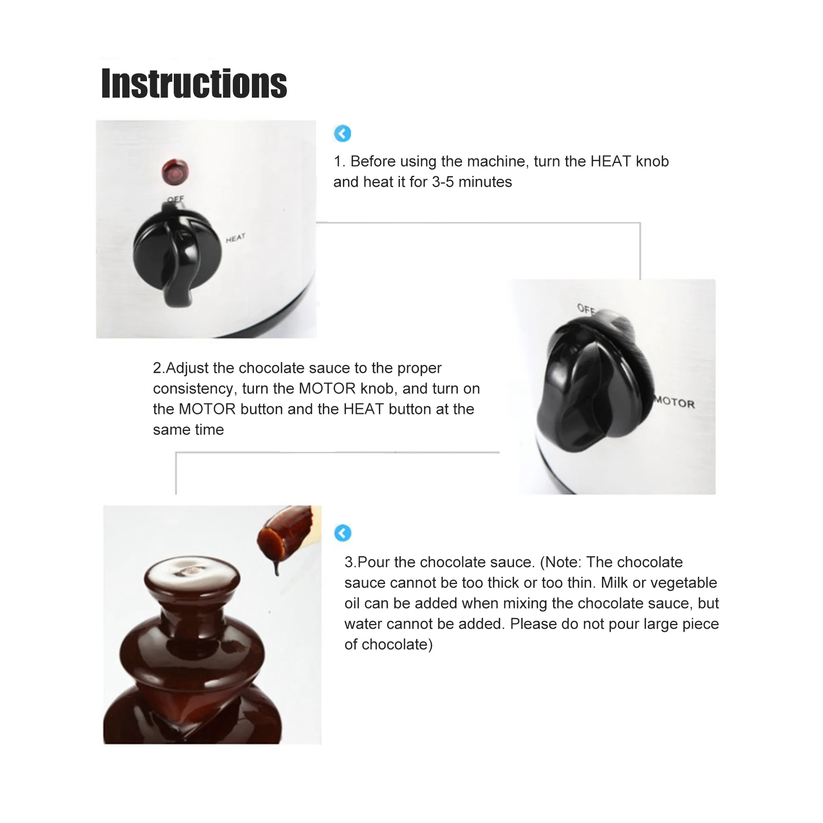 Chocolate Fountain 4 Tiers Electric Melting Machine Fondue Pot Set for Chocolate Candy Ranch Nacho Cheese 220V
