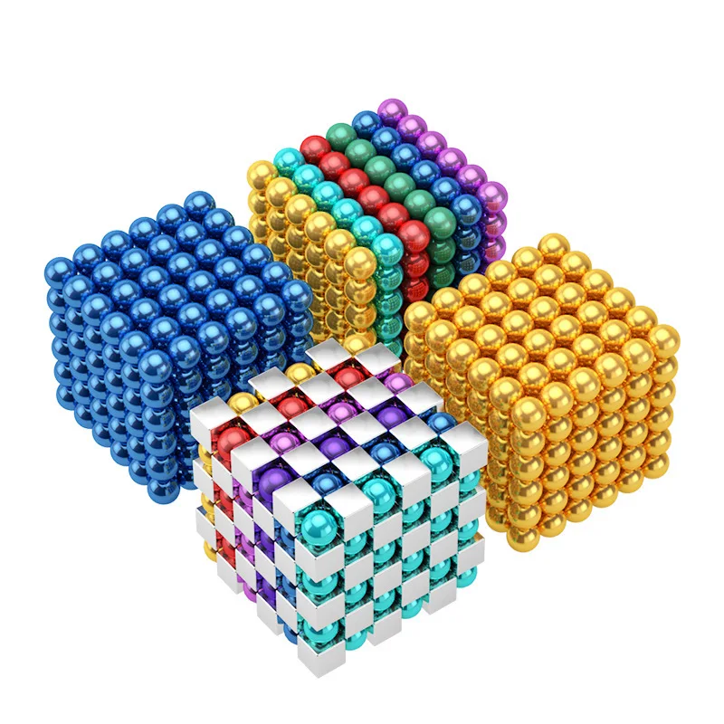 2025 DIY Metal jewelry boxes Construction Designer Magnetic Set Beading Balling Building Colored Magneting Creative