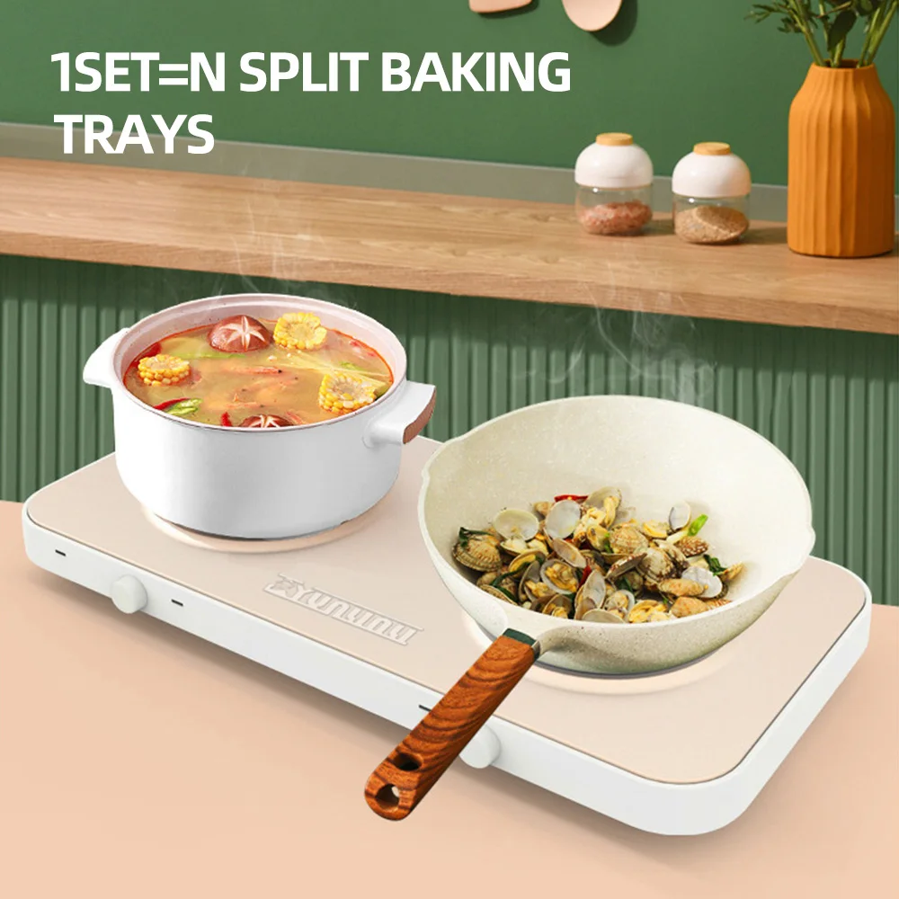 Smokeless Barbecue Machine Non-Stick Electric Grill Baking Tray Cooking Pot BBQ Griddle Multi Cooker