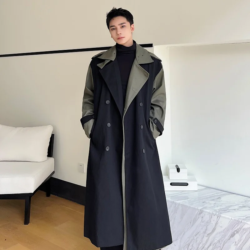 ko13  BI COLOR OVER TRENCH COAT s-l400.jpg