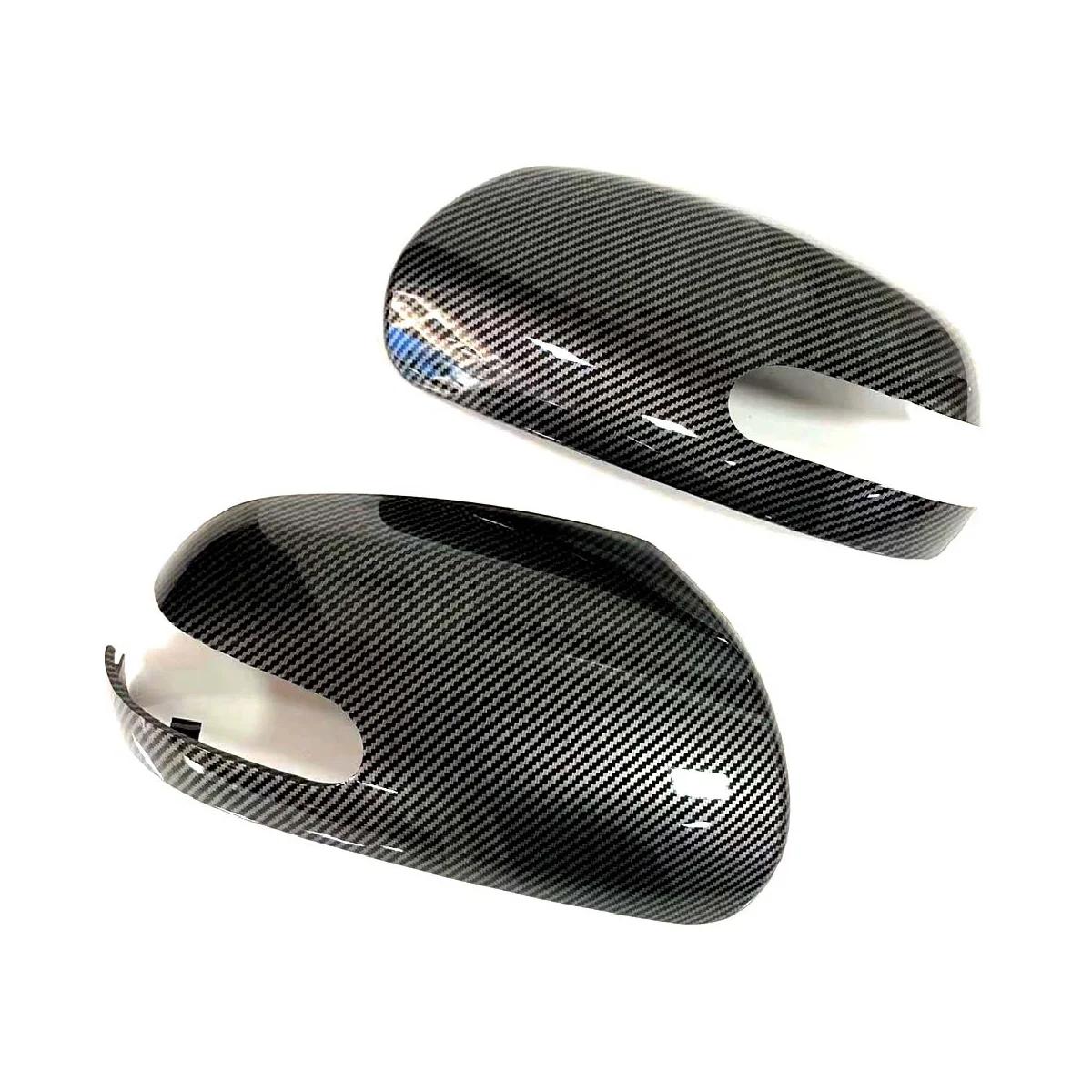 

Car Carbon Fiber ABS Side Rearview Mirror Cover Wing Mirror Shell Cap Housing for Forte 2009-2012 87616-1M000EB
