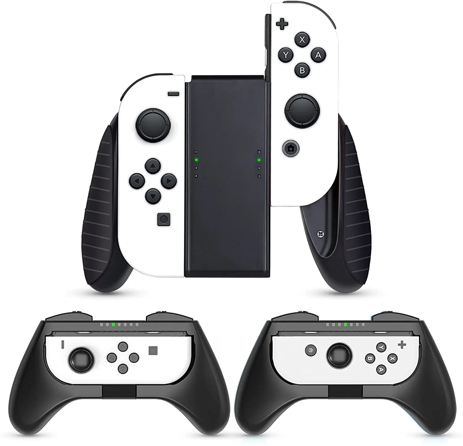 Nintend Switch OLED Joy Con Controller Grip Steering Wheel Kit Nintendo switch Handle Bracket Holder for Nintendo Switch Games 